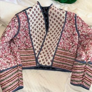 MANGO quilted reversible jacket